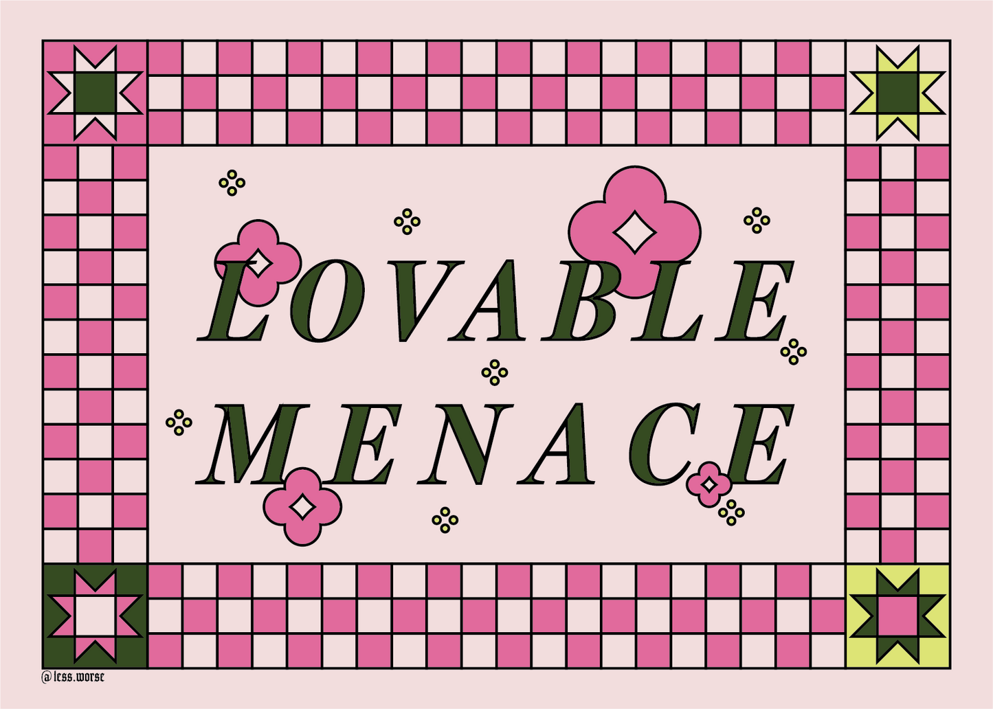 Lovable Menace | Sticker