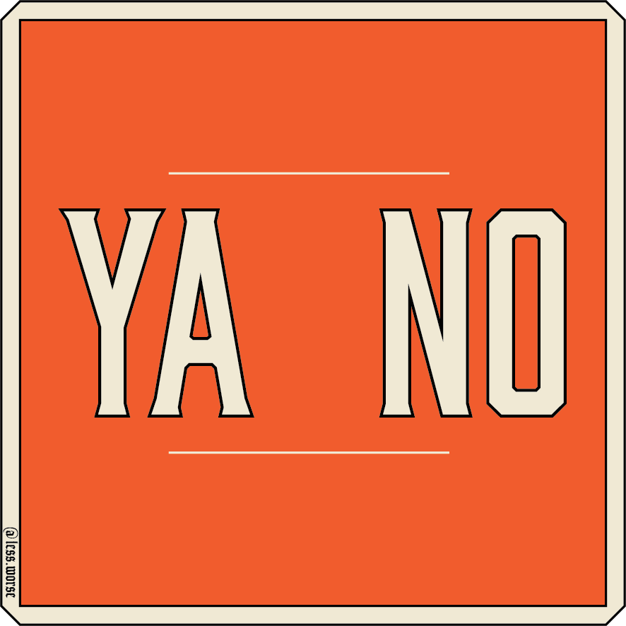YA NO | Sticker