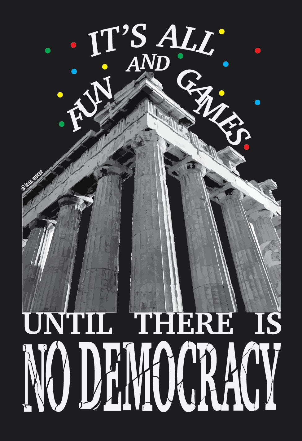 Fun + Democracy | Sticker