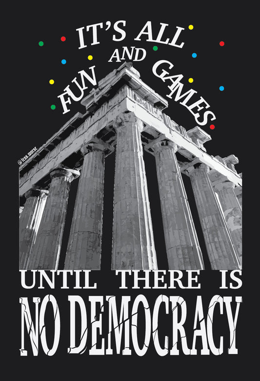 Fun + Democracy | Sticker